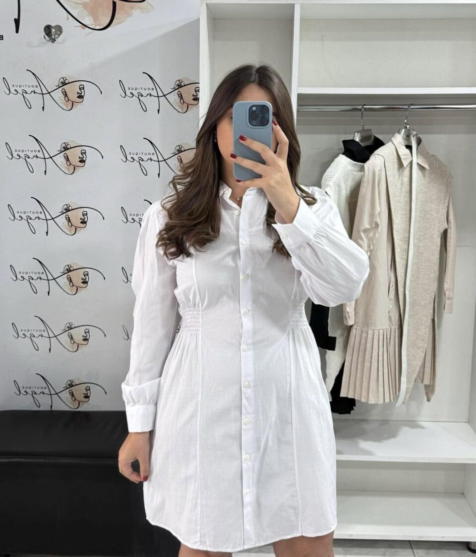 Chemise-Drapé-En-Taille