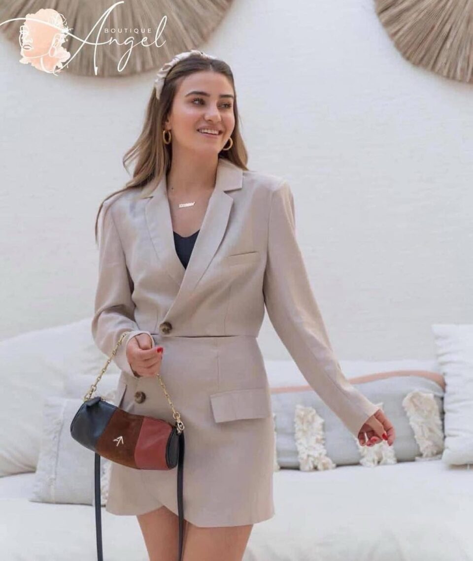 Tailleur-Veste-Crop