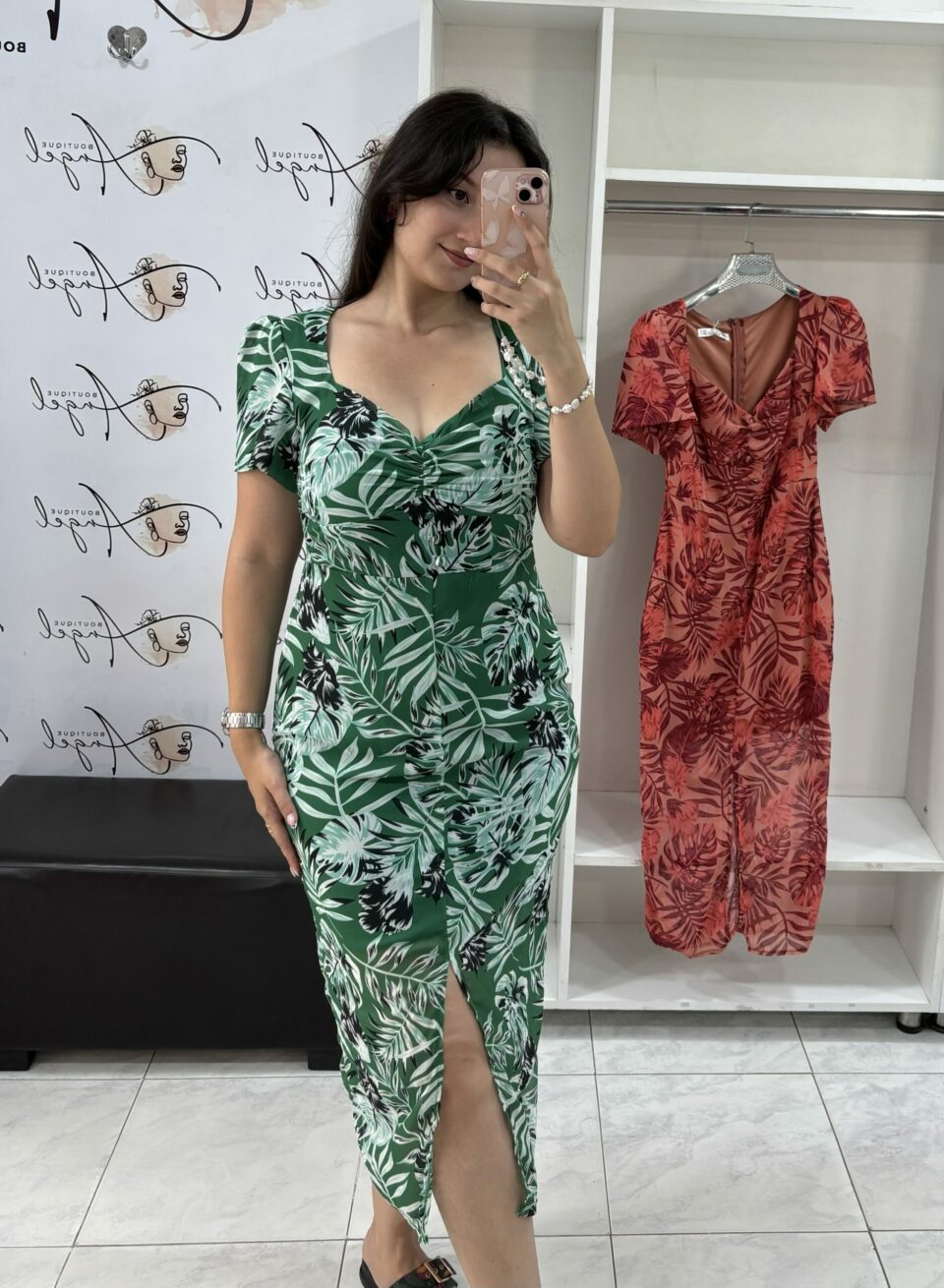 Robe-Droite-Fleurie