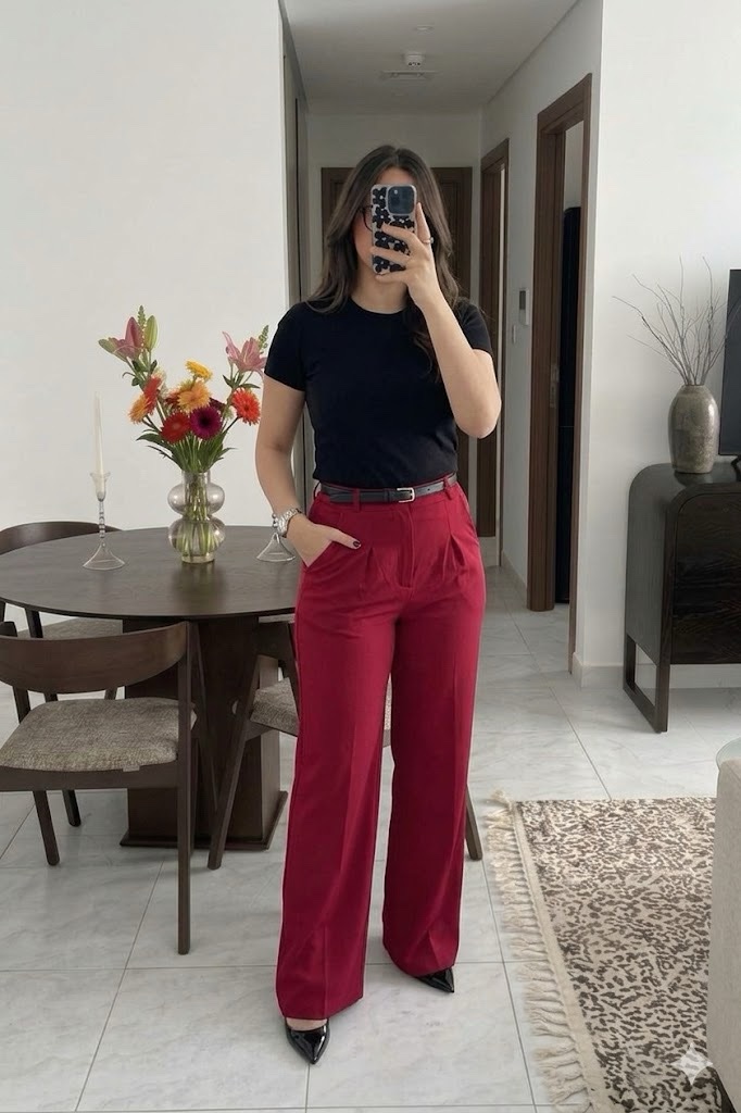 Pantalon-Large-Basique