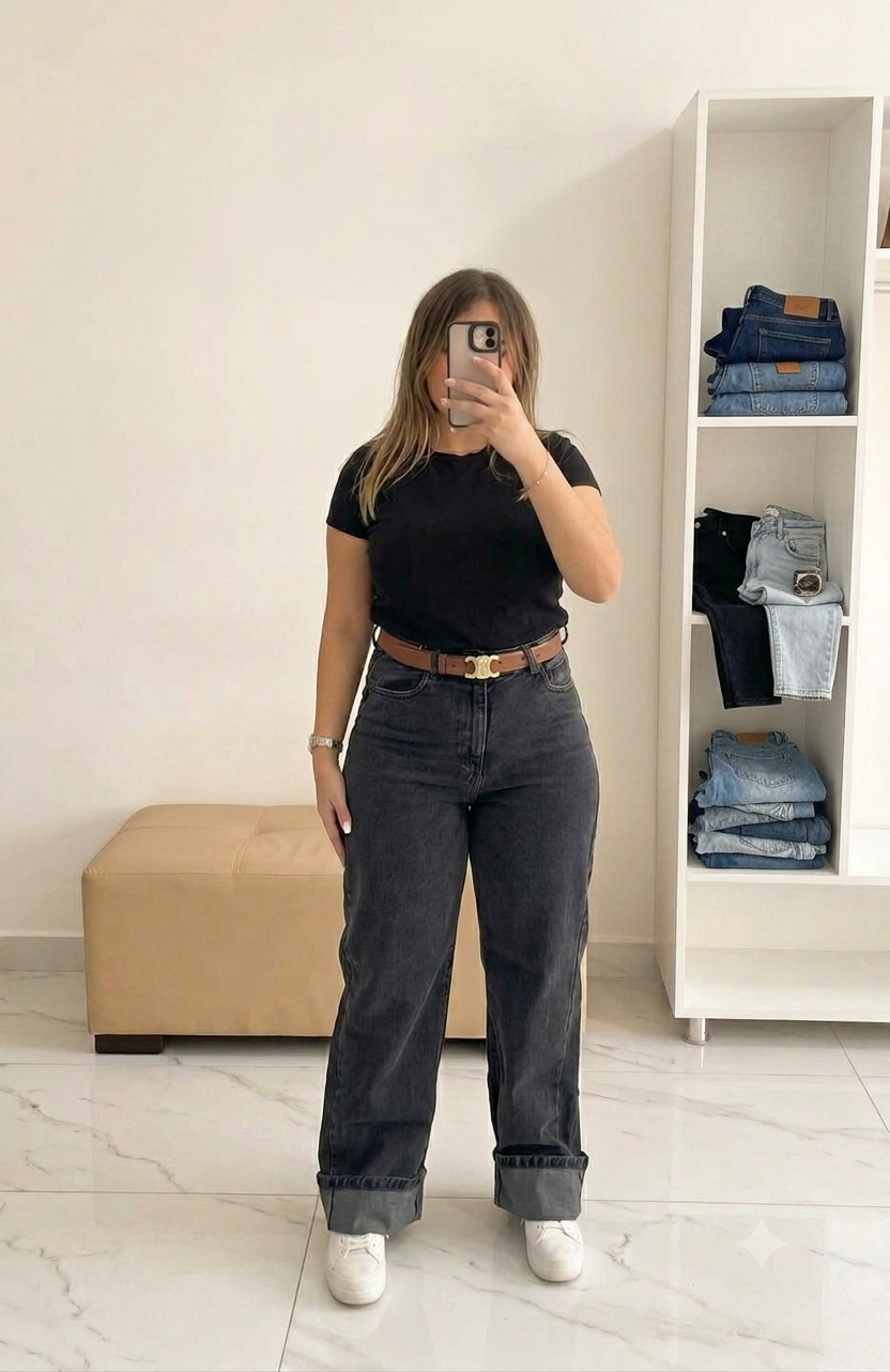 Jean-Wide Leg- A-Revers